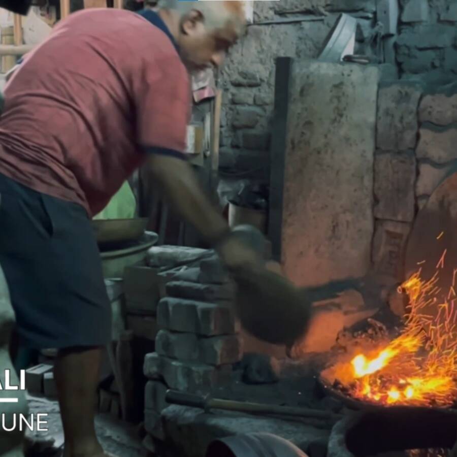 copper pots making